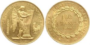 100 Франк Третья французская республика (1870-1940)  Золото 