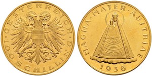100 Шилінг Federal State of Austria (1934-1938) Золото 