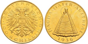 100 Шилінг Federal State of Austria (1934-1938) Золото 