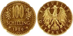 100 Шилінг Перша Австрійська Республіка (1918-1934) Золото 