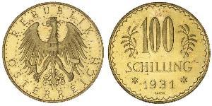 100 Шилінг Перша Австрійська Республіка (1918-1934) Золото 