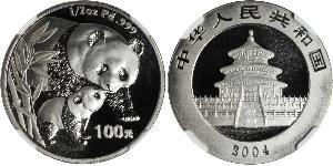 100 Юань Китайская Народная Республика Palladium 