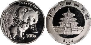 100 Юань Китайская Народная Республика Palladium 