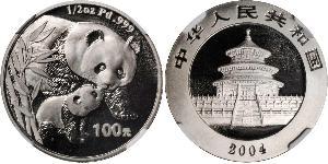 100 Юань Китайська Народна Республіка Palladium 