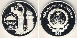 100 кванза Ангола (1975 - ) Срібло 