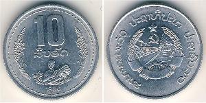 10 Att Laos (1953 - ) Aluminio 