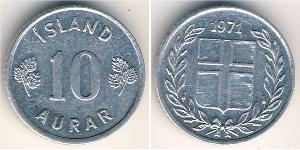 10 Aurar Island (1944 - ) Aluminium 