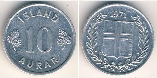 10 Aurar Island (1944 - ) Aluminium 