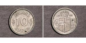 10 Aurar 冰岛 (1944 - ) 銅/镍 