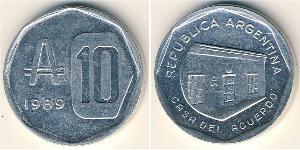 10 Austral Argentina (1861 - ) Alluminio 