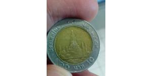 10 Baht Thailandia Bimetal 
