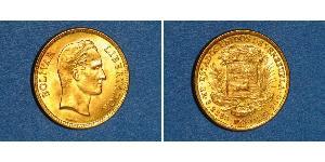 10 Bolivar Venezuela (1811 - ) Gold Simon Bolivar (1783 - 1830)