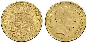 10 Bolivar Venezuela (1811 - ) Gold Simon Bolivar (1783 - 1830)
