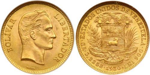 10 Bolivar Venezuela (1811 - ) Gold Simon Bolivar (1783 - 1830)