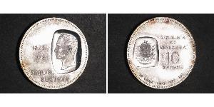 10 Bolivar Venezuela Silver 