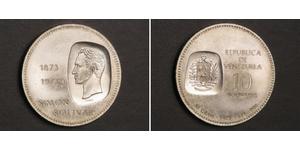 10 Bolivar Venezuela (1811 - ) Silver 