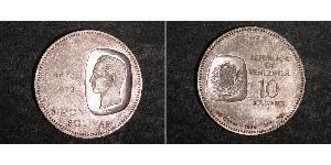 10 Bolivar Venezuela (1811 - ) Silver 