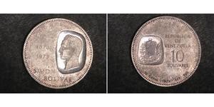 10 Bolivar Venezuela (1811 - ) Silver 