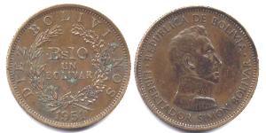 10 Boliviano Plurinational State of Bolivia (1825 - )  