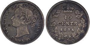 10 Cent Canada Argent Victoria (1819 - 1901)