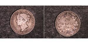 10 Cent Canada Argent Victoria (1819 - 1901)