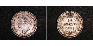 10 Cent Canada Argent Victoria (1819 - 1901)