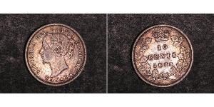 10 Cent Canada Argent Victoria (1819 - 1901)
