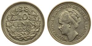 10 Cent Royaume des Pays-Bas (1815 - ) Argent 
