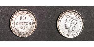 10 Cent Terre-Neuve-et-Labrador Argent George VI (1895-1952)