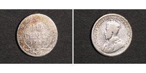 10 Cent Canada Argento Giorgio V (1865-1936)