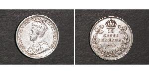10 Cent Canada Argento Giorgio V (1865-1936)