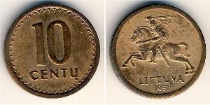 10 Cent Lituania (1991 - ) Bronzo 