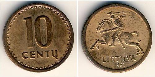10 Cent Lituania (1991 - ) Bronzo 