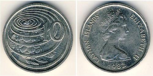 10 Cent Cayman Islands (1670 - ) Copper/Nickel 