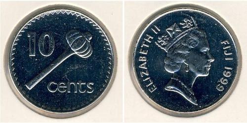 10 Cent Fiji (1970 - ) Copper/Nickel 