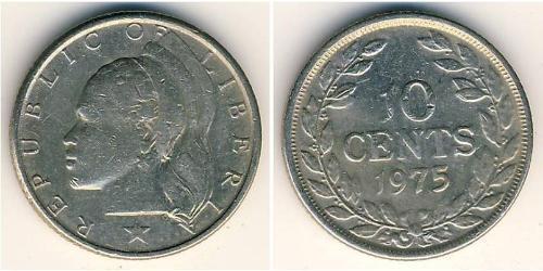 10 Cent Liberia (1847 - ) Copper/Nickel 