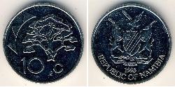 10 Cent Namibia (1990 - ) Copper/Nickel 
