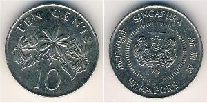 10 Cent Singapore (1965 - ) Copper/Nickel 