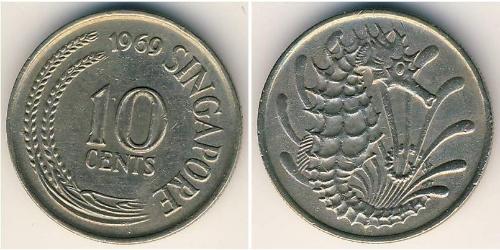 10 Cent Singapore (1965 - ) Copper/Nickel 
