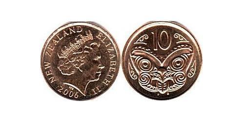 10 Cent Nouvelle-Zélande Cuivre/Acier 