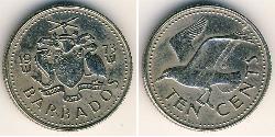 10 Cent Barbade Cuivre/Nickel 