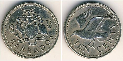 10 Cent Barbade Cuivre/Nickel 