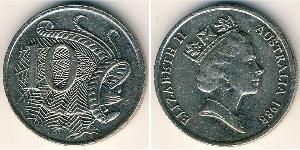 10 Cent Australien (1939 - ) Kupfer/Nickel Elizabeth II (1926-2022)
