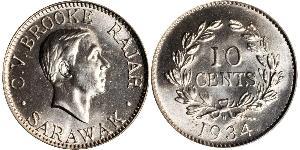 10 Cent Sarawak Kupfer/Nickel 
