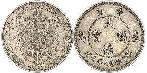 10 Cent Volksrepublik China Kupfer/Nickel 