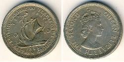 10 Cent  Kupfer/Nickel Elizabeth II (1926-2022)