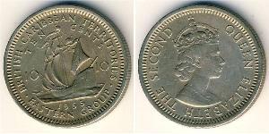 10 Cent  Kupfer/Nickel Elizabeth II (1926-2022)