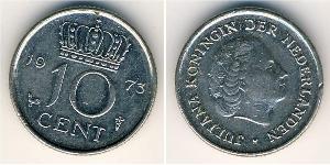 10 Cent Königreich der Niederlande (1815 - ) Nickel 
