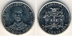 10 Cent Jamaica (1962 - ) Níquel/Cobre 