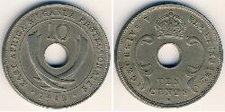 10 Cent África Oriental Níquel/Cobre 